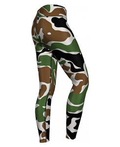 Leggings de yoga pour femme de qualité supérieure, imprimés par sublimation, 100 % polyester, écologiques, respirants, séchage rapide, taille mi-haute, longueur complète - Product Image 6