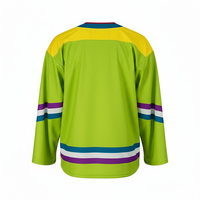 Venta al por Mayor de Fábrica OEM de Camisetas de Hockey sobre Hielo |   Uniformes de Hockey Transpirables de Malla con Logotipo Personalizado |   Camiseta de Hockey sin Estampado para Equipo