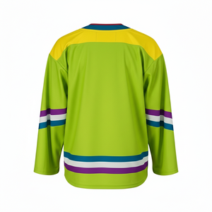 Maillots de hockey sur glace en gros, fabrication OEM |   Uniformes de hockey respirants en maille avec logo personnalisé |   Maillot de hockey d'équipe vierge - Product Image 2