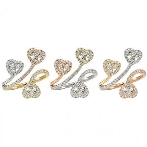 Fine Jewellery <b>Vintage</b> Design High Quality 18k Rose <b>Gold</b> Plated Real Diamond Prong Setting Fancy Women's Engagement Wedding <b>Ring</b> - Product Image 4