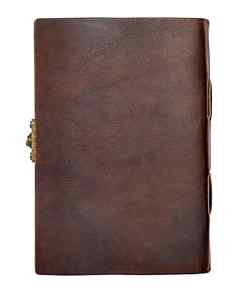 Leather <b>Book</b> of Shadows Journal, Celtic Pentagram <b>Notebook</b>, Wiccan Grimoire Diary, Pagan Spell <b>Book</b>, Embossed Leather Writing - Product Image 3