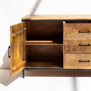 Console et buffet à deux portes Vandana Pebble Elara pour des intérieurs modernes et élégants - Product Image 2