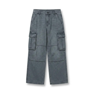 Jeans en denim bootcut pour femmes, jeans en denim délavé clair pour femmes, jeans en denim pour femmes pour les collections d'automne - Product Image 5