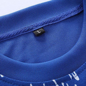 Conjunto de Pantalones Cortos de Algodón para Hombre, Talla Grande, con Logotipo OEM Personalizado, de Secado Rápido, con Camiseta de Manga Corta Estampada, para Verano - Product Image 2