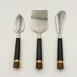 Cuchillo para Queso con Mango de Resina Hecho a Mano, Plateado, de Larga Duración, Venta al por Mayor Directa de Fábrica, Sets de Queso, Esparcidor de Queso - Product Image 1