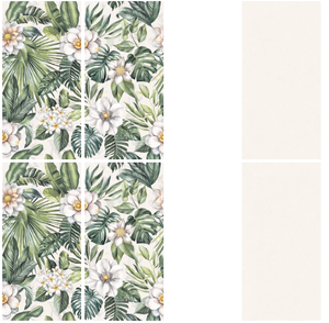 Azulejo de superficie mate de la serie Mile de 600×1200 mm con un exquisito diseño floral tropical y suaves elementos botánicos - Product Image 2