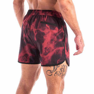 Pantalones Cortos Deportivos Personalizados para Hombre, Tela Oxford Sólida de 240g, Cintura Media, Cierre con Botones, Impresión por Sublimación, Ecológicos, Servicio OEM - Product Image 2