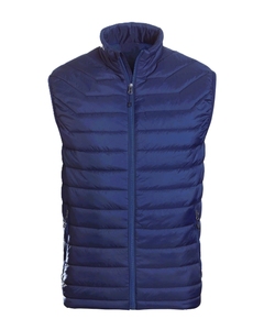 Chaleco Acolchado sin Mangas para Hombre, Cuello Alto, Cierre de Cremallera, Resistente al Viento, Ropa de Invierno, Estilo Casual, 100% Poliéster - Product Image 5