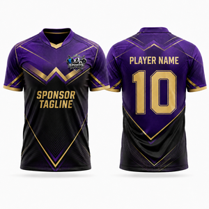 Wholesale Youth Short Sleeves <b>Soccer</b> Jersey Polyester Fabric Custom Logo Printing Stretch Performance Customized Jerseys - Product Image 1