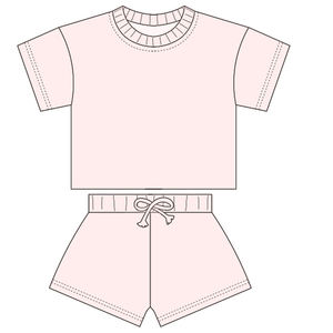 Conjuntos de Ropa de Verano al por Mayor para Niños y Niñas, Camiseta Informal de Uso Diario, 2 Piezas - Product Image 3