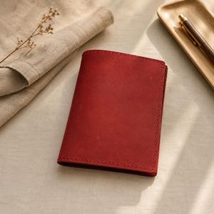 Porta Pasaportes de Cuero Genuino de Primera Calidad, Diseño Sencillo para Uso Diario, Cartera de Viaje con Bloqueo RFID, Funda para Pasaporte PTH-0153 - Product Image 5