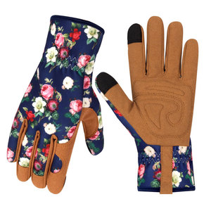 Durable Flexible Leather Safety Gardening <b>Gloves</b> Perfect For Daily Gardening Yard Work And Home Use - Product Image 1