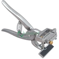 Pince à tatouer vétérinaire en acier inoxydable, réutilisable, durable, réglable, écologique, coupe-vent, pour chiens et chevaux, grande taille, pour oreilles et élimination des épines