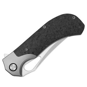 Cuchillos Plegables Ligeros con Hoja de Corte Liso y Afilado, Mango Negro Cómodo y Diseño Compacto y Portátil para Senderismo y Camping - Product Image 6
