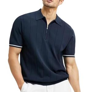 Polo d'été pour homme, nouveau t-shirt tricoté, pull décontracté à revers amincissant de style coréen, tricot tendance - Product Image 3