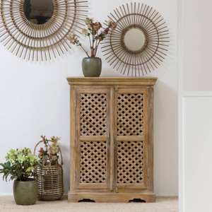 ตู้ไซด์บอร์ดทรงสูงไม้มะม่วง รุ่นวันดานา สเตลลาร์ โนวา - Product Image 5