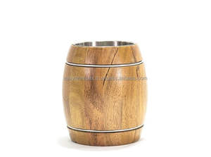 AALIYAN IMPEX Chope à bière personnalisée de haute qualité en acier inoxydable faite à la main pour les fêtes - Product Image 6