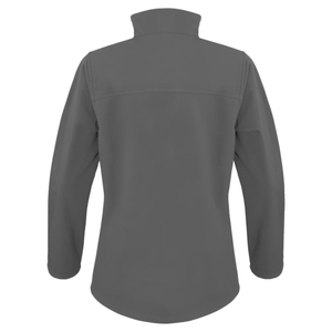 Chaqueta de Forro Polar para Hombre, Color Sólido, Cierre de Cremallera, Cuello Alto, Corte Regular, para Otoño, Uso en Exteriores, Chaqueta Softshell de Poliéster - Product Image 1