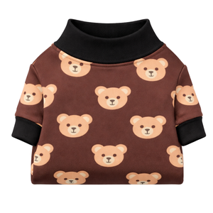 Pijama Enterizo para Perro con Estampado de Oso Negro, Ropa de Dormir Suave y Elástica para Mascotas, Cómoda y Transpirable para Todas las Estaciones, para Perros Pequeños y Medianos, para Interiores - Product Image 6