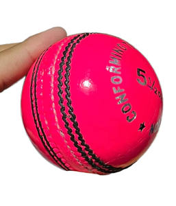 Leather Cricket <b>Ball</b> for Entertainment Use Leather Cricket <b>Ball</b> Hand Stitched and Seasoned for Indoor and Outdoor Practice - Product Image 1