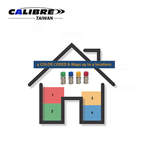 Probador de Cable Coaxial TAIWAN CALIBRE con Terminales de Mapeo de 4 Colores y Adaptador - Product Image 3