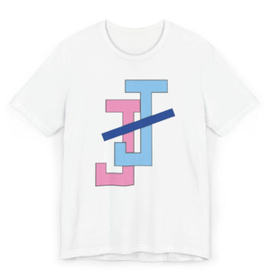 Women Jack and Jill JJ printed logo <b>White</b> Solid Regular <b>fit</b> summer whole sale tee <b>shirt</b> - Product Image 1
