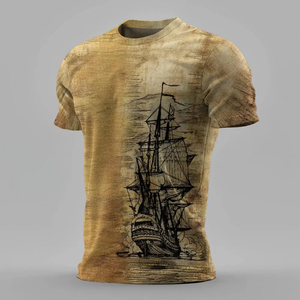 Camiseta Sublimada Personalizada de Fábrica al por Mayor, Camiseta OEM Sublimada de Alta Calidad - Product Image 3