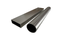 Composants de balustrade d'escalier en acier inoxydable ModernStaircase : Poteaux ronds de 42,4 mm et tubes de main courante pour rampes métalliques