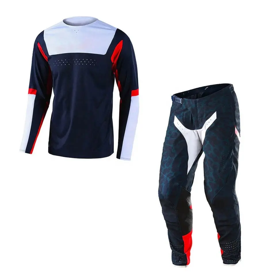 Özelleştirilmiş MX Motocross dişli Pro Motocross yarış kıyafeti Dirtbike Off-road motosiklet takım elbise 2024 özelleştirilmiş Motocross Jersey seti