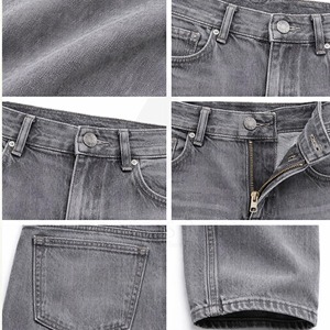 Jeans de Mezclilla con Lavado Ácido para Hombre, Corte Holgado, Estilo Vintage, Ropa Casual de Moda - Product Image 3
