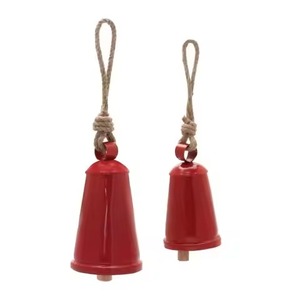 Adorno de Campana Metálica Rústica Estilo Granja, Decoración Colgante para Interiores de Invierno - Product Image 4