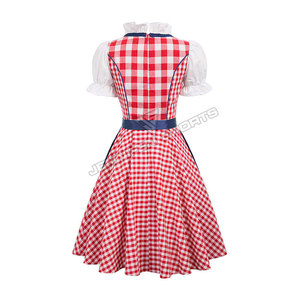 Sunny Fashion Girls Cotton German Dirndl Dress Echo TV Movie Costume Digital Print For Bavarian Oktoberfest <b>Halloween</b> Vintage - Product Image 3