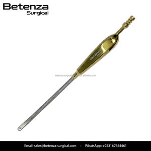 Elevador Endoscópico Premium Daniel Curvo con Succión 26cm 8mm SS para Levantamiento de Cejas y Cirugía Plástica - Product Image 2