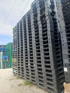 Paleta de Plástico de Nueve Patas de PP para Uso Industrial, Paleta de Plástico Apilable con Barras de Fijación para Logística de Almacén - Product Image 6