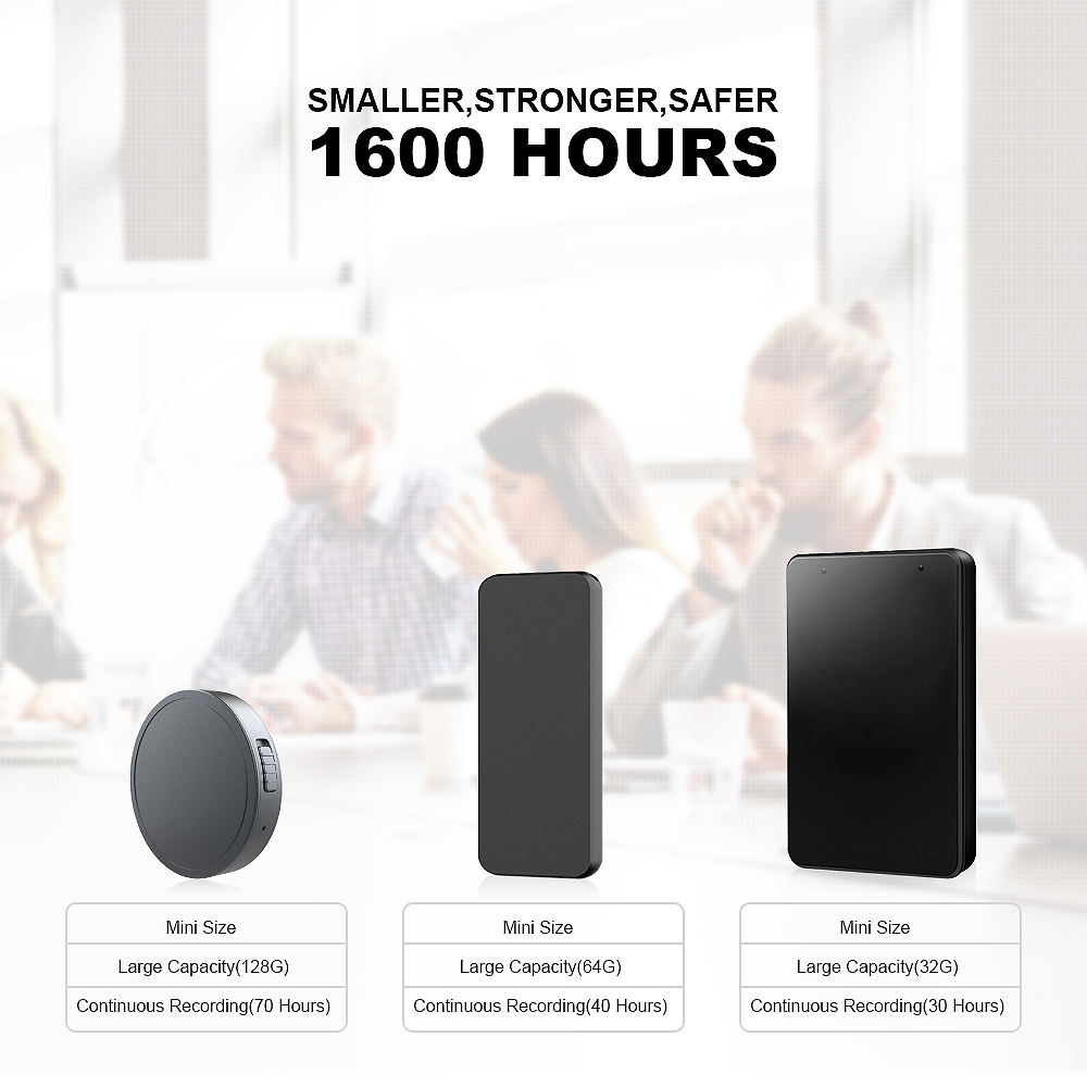 Registratore Vocale Audio Digitale Dittafono USB Da 32GB Di Vendita Caldo - Foto 9