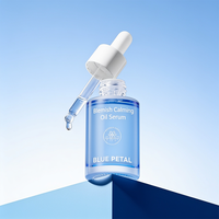 Sérum Éclat Apaisant Pétales Bleus – Huile Visage Nourrissante et Stimulante pour l'Éclat, Soin Hydratant et Élastifiant, Réparation Peaux Sèches, Anti-Imperfections