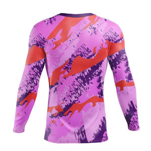 Camiseta de compresión sublimada unisex con logo personalizado, estampado por transferencia térmica, ecológica, con apliques de Jiu Jitsu BJJ, para venta al por mayor. - Product Image 2