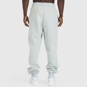 2026 Men's Loose <b>Oversize</b> <b>Sweatpants</b> Jogger 100% Cotton Double Knit Gym Wear With Pocket Decoration Baggy Pants - Product Image 3