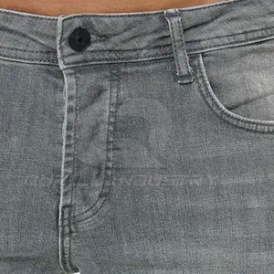 Straight Fit Comfortable Casual Men Canvas <b>Jeans</b> Mid Waist High Quality Smooth Texture Fabric Perfect Office <b>Work</b> Casual Outings - Product Image 6