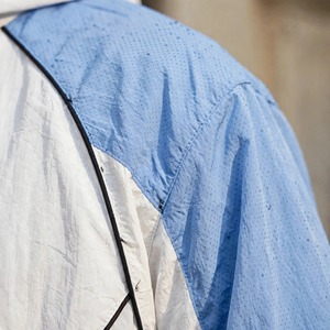Driftwear Survêtement parachute oversize pour homme, ensemble 2 pièces en nylon ample avec capuche — Veste coupe-vent résistante à l'eau - Product Image 3