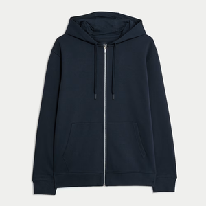 Sweat à capuche OEM à coupe droite, peint à la main, effet vieilli, ourlet brut, imprimé délavé, en polaire Spandex/Polyester respirante, séchage rapide, pour le printemps - Product Image 1