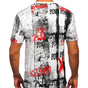เสื้อยืดระบายอากาศพิมพ์ลายแบบซับลิเมชั่นสั่งทำพิเศษสำหรับผู้ชาย ราคาขายส่ง รับทำโลโก้ส่วนตัว เสื้อยืดกีฬาแบบซับลิเมชั่น - Product Image 3
