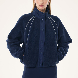 Veste Sherpa personnalisée pour femme – Qualité supérieure, tissu respirant – Vente en gros, veste polaire personnalisée pour femme, vêtements d'extérieur OEM - Product Image 1