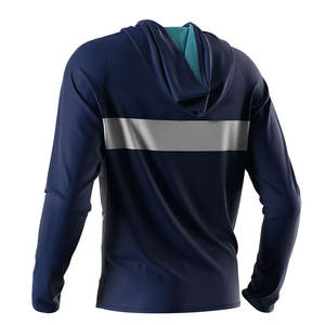 เสื้อแจ็กเก็ตบอมเบอร์ทีมโรงเรียนลำลองของผู้ชายผ้าเดนิมฟอกได้แบบกลับด้านได้สำหรับฤดูใบไม้ร่วงและฤดูหนาว - Product Image 6