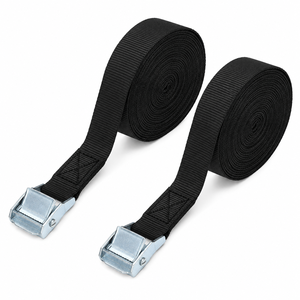 Sangle d'arrimage à boucle à came en polyester de 25 mm, 250 kg, robuste, certifiée CE, marque PROVINA, sans crochet, pour moto, camion, fret, OEM - Product Image 6