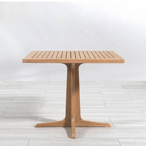 Table de jardin en teck massif de haute qualité pour villa, complexe hôtelier, restaurant et mobilier d'extérieur commercial à l'exportation - Product Image 1