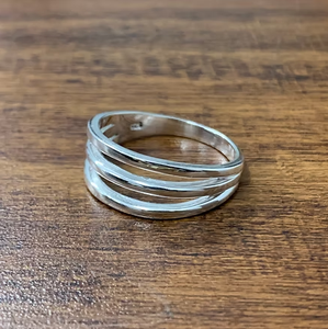JAIPUR <b>SILVER</b> Dainty Unisex <b>Plain</b> 925 <b>Silver</b> <b>Ring</b> Minimalist Jewelry for Everyday & Any Occasion Wear - Product Image 2