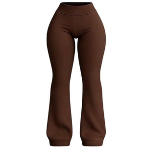 Pantalones de Invierno Ajustados para Mujer, Hechos a Medida, Cintura Media, Pierna Ancha, Impresión de Logotipo Personalizado, Bordado, Producción en Masa - Product Image 2