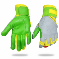 Nouveaux gants de frappe de baseball en cuir véritable de haute qualité, design unique et professionnel, couleur personnalisée, durables pour l'entraînement