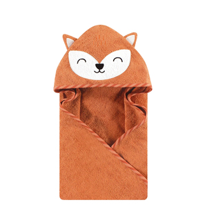 Fox Hooded Baby <b>Towel</b> Terry Cloth Wearable Bath <b>Wrap</b> for Newborn Kids Bathroom Use Eco Friendly Breathable Baby <b>Towel</b> - Product Image 1